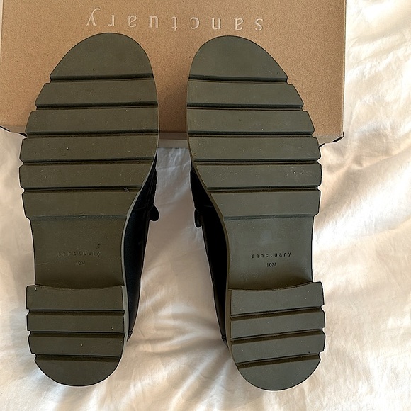 NWT! Sanctuary Black Loafers - Size 10 - Picture 10 of 12